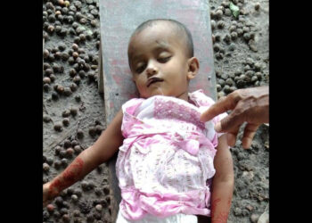 মায়ের কোল থেকে ছিটকে পড়ে প্রাণ গেল শিশুর!
