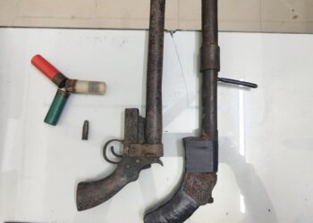 ডিবি পুলিশের অভিযানে পরিত্যক্ত অবস্থায় দু’টি আগ্নেয়াস্ত্রসহ গুলি জব্দ